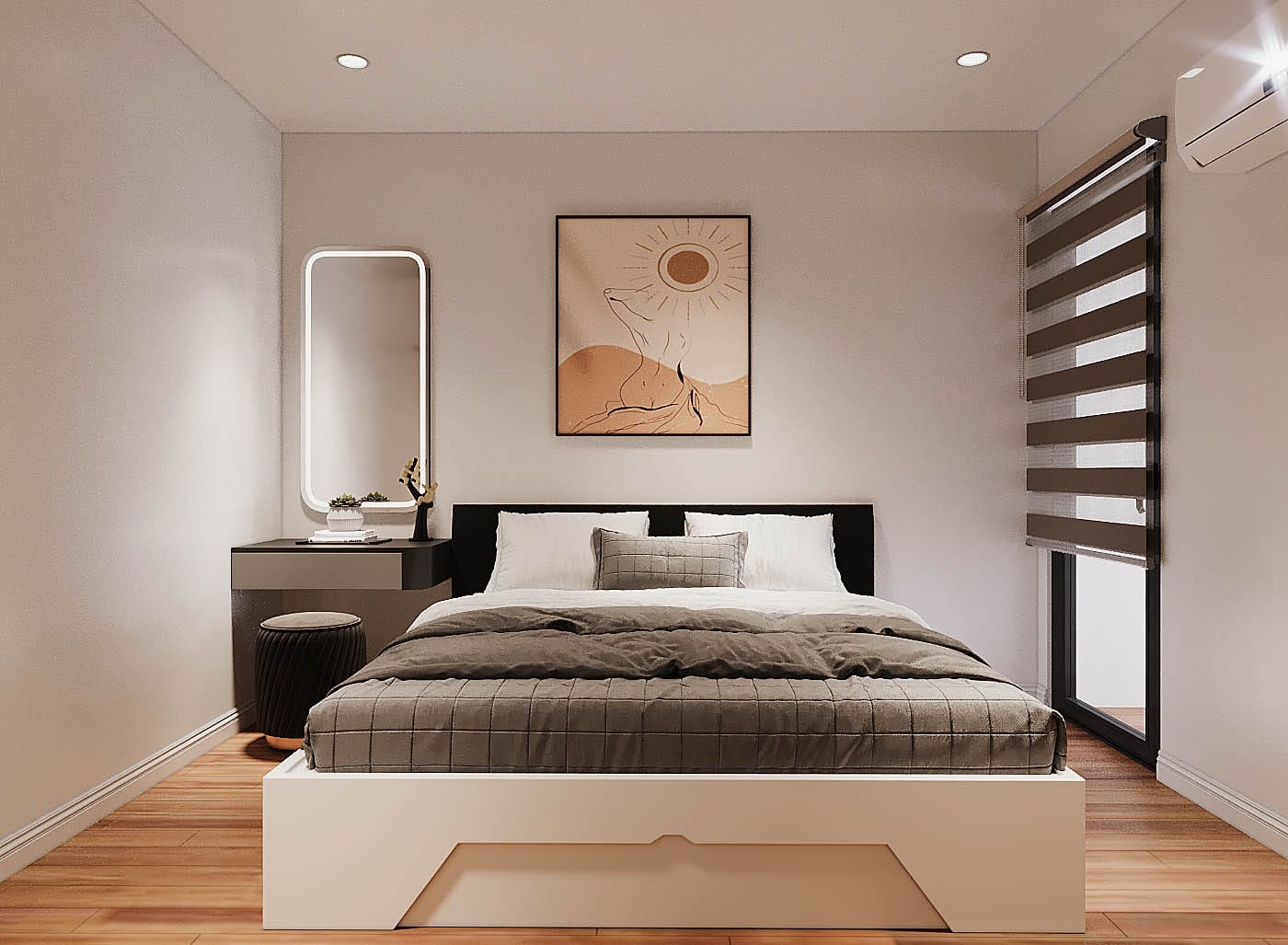 Chung Cư Hiện Đại - Căn Hộ 2 Phòng Ngủ 14