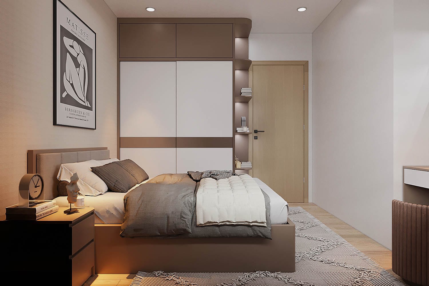 Chung Cư Hiện Đại - Căn Hộ 3 Ngủ (Gỗ Óc Chó) 14