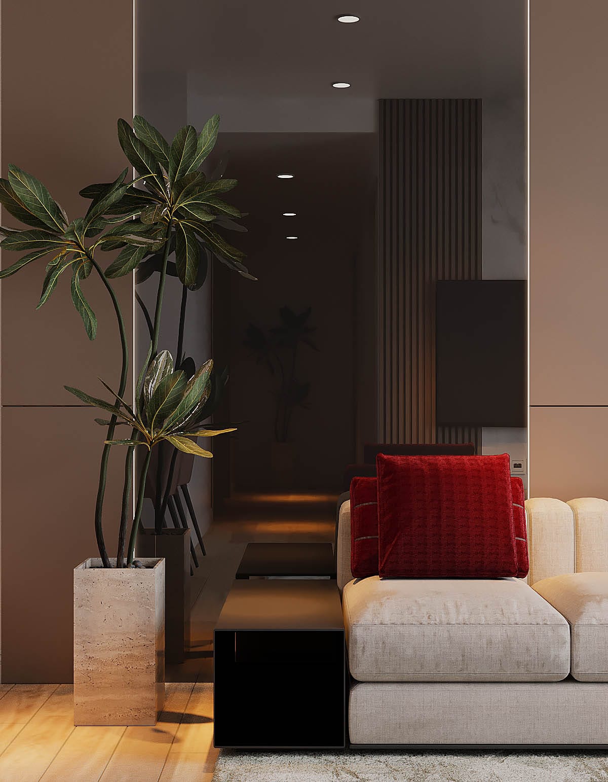 Chung Cư Hiện Đại - Căn Hộ 3 Ngủ (Gỗ Óc Chó) 5