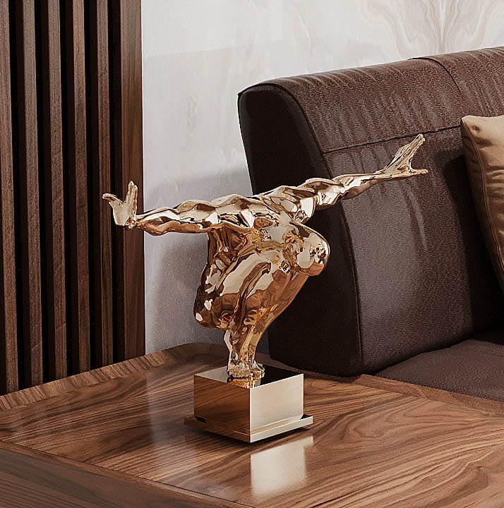 Chung Cư Hiện Đại - Căn Hộ 3 Ngủ (Gỗ Óc Chó) - Phòng Khách & Ngủ 13