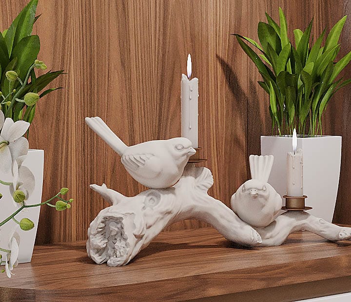 Chung Cư Hiện Đại - Căn Hộ 3 Ngủ (Gỗ Óc Chó) - Phòng Khách & Ngủ 15