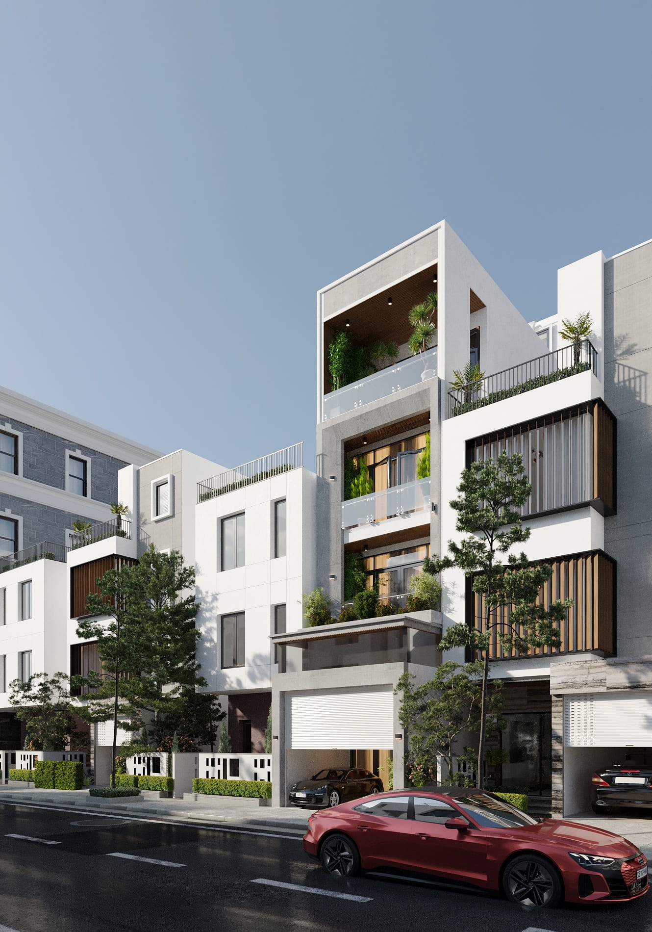 Nhà Phố Hiện Đại - Nhà Phố 1 - Mặt Tiền 1