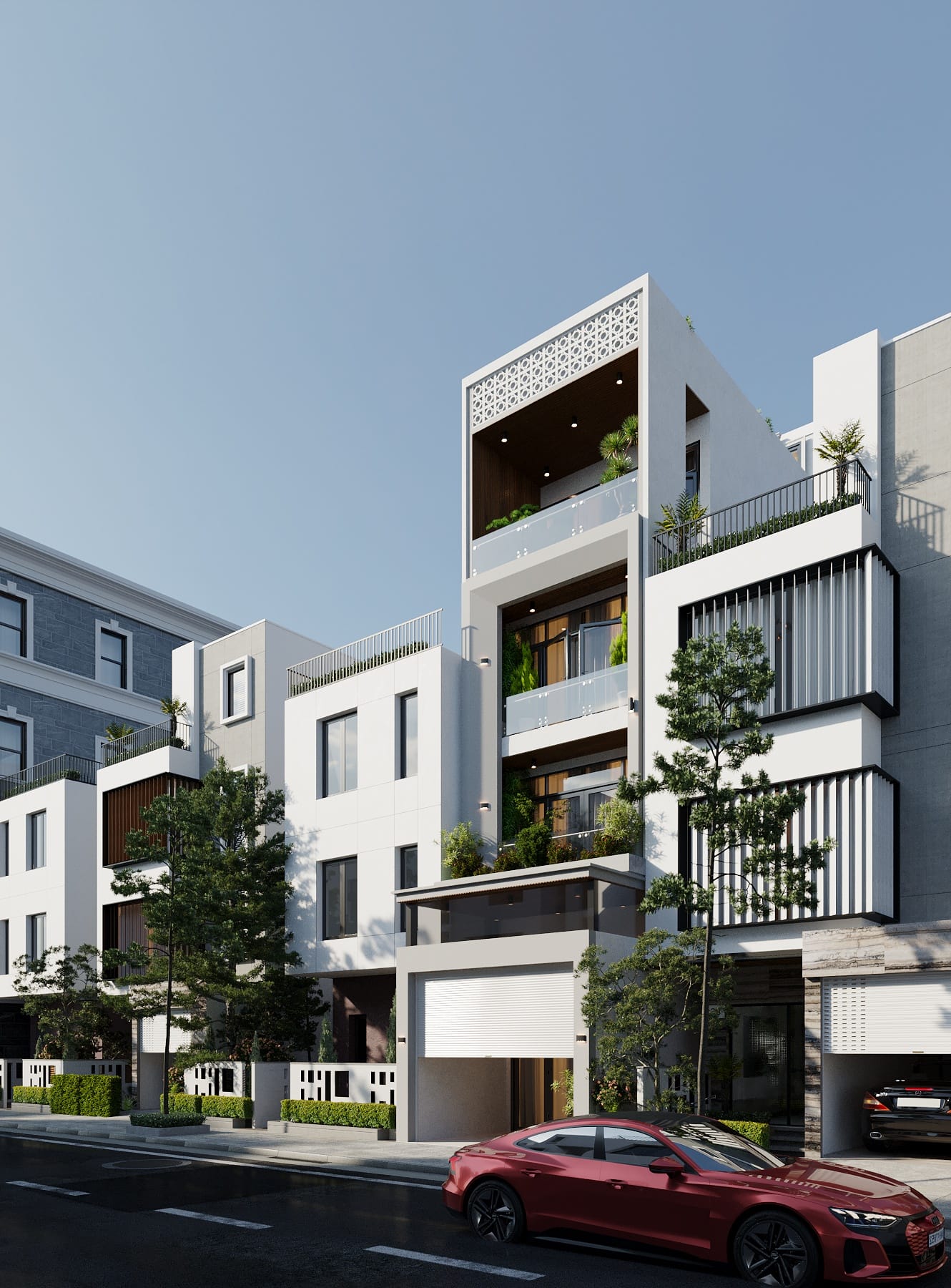 Nhà Phố Hiện Đại - Nhà Phố 1 - Mặt Tiền 12