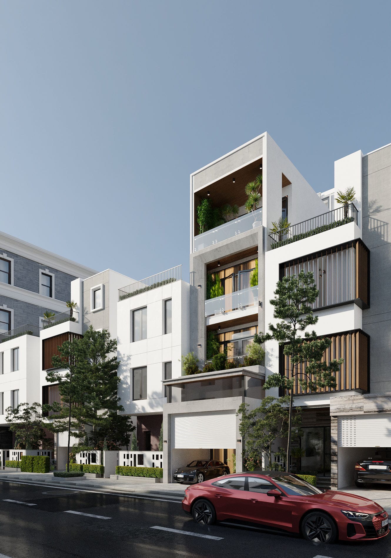 Nhà Phố Hiện Đại - Nhà Phố 1 - Mặt Tiền 2