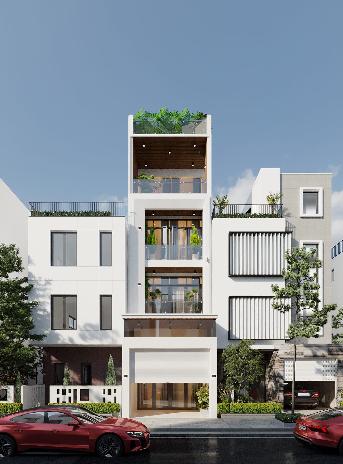 Nhà Phố Hiện Đại - Nhà Phố 1 - Mặt Tiền 20