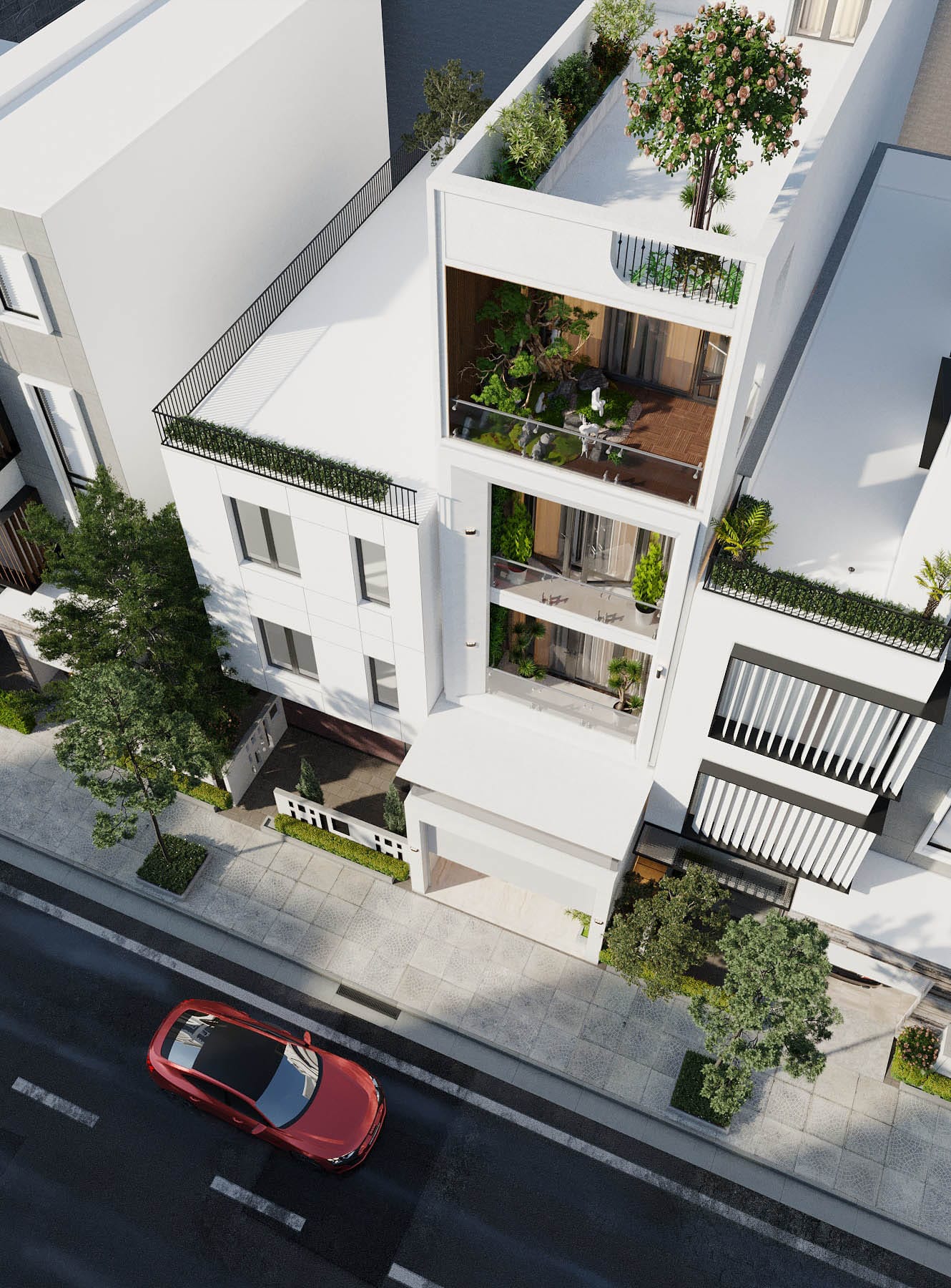 Nhà Phố Hiện Đại - Nhà Phố 1 - Mặt Tiền 22