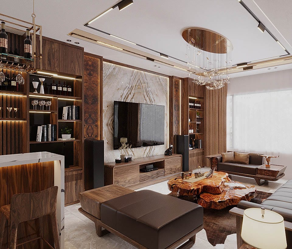 Nhà Phố Hiện Đại - Nhà Phố 3 (Óc Chó) 11