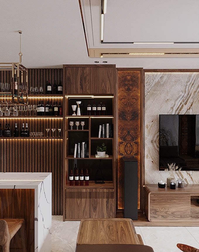 Nhà Phố Hiện Đại - Nhà Phố 3 (Óc Chó) 15