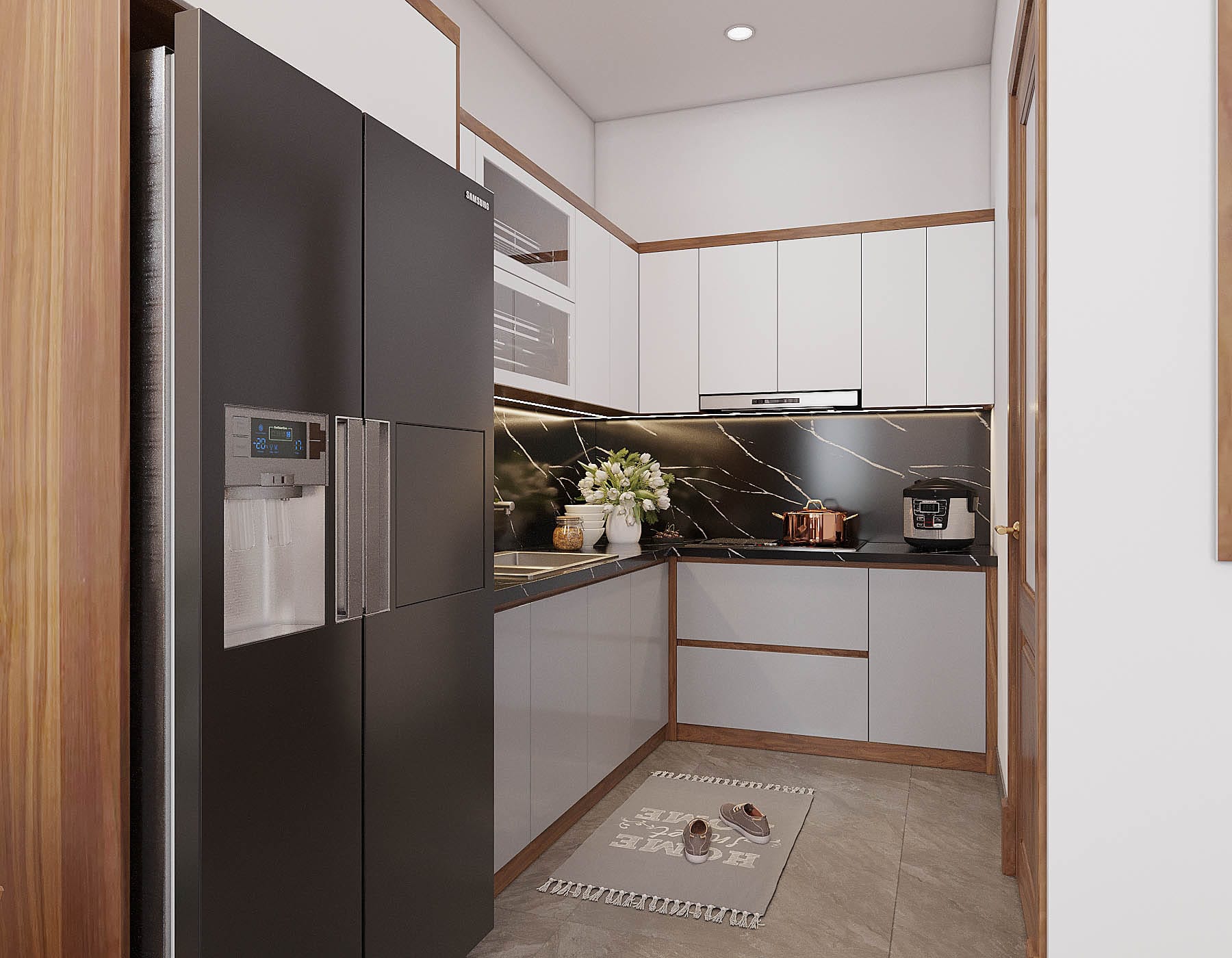 Nhà Phố Hiện Đại - Nhà Phố 4 (Óc Chó) 13