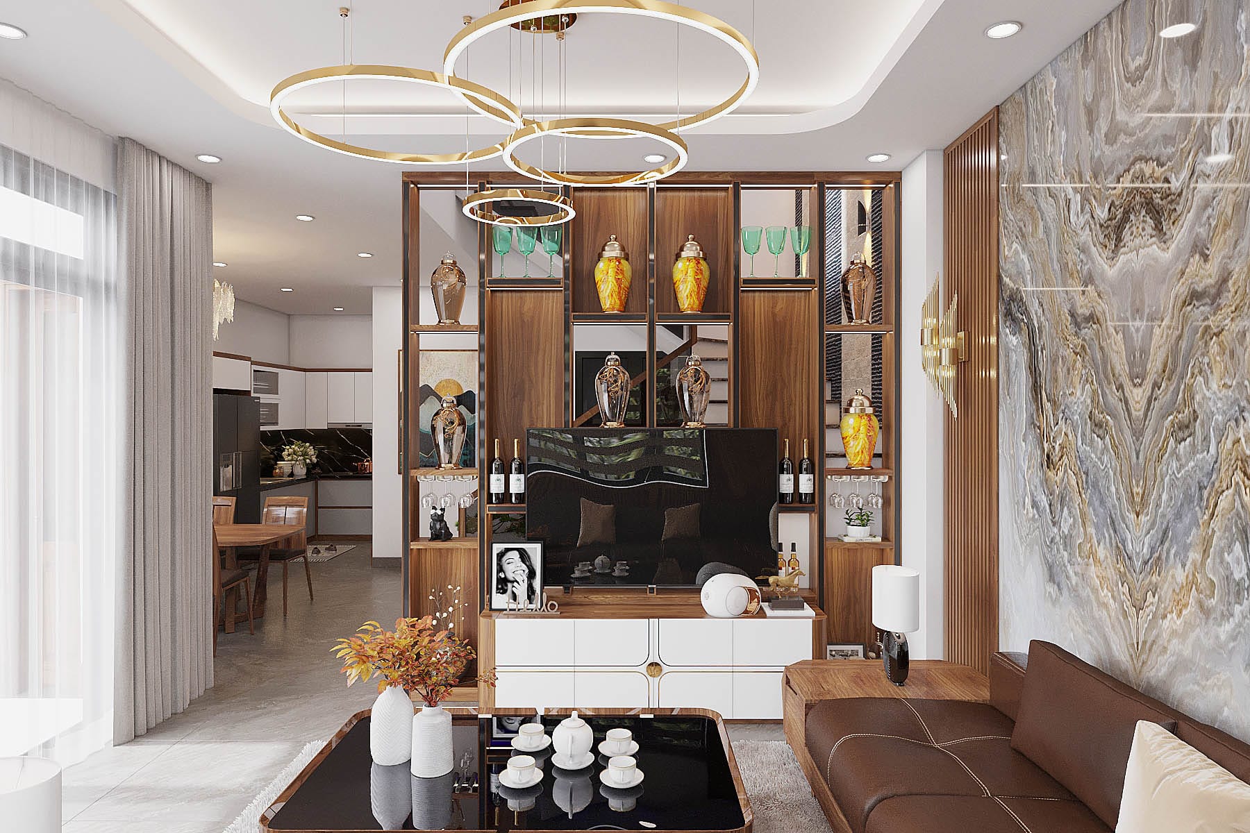 Nhà Phố Hiện Đại - Nhà Phố 4 (Óc Chó) 3