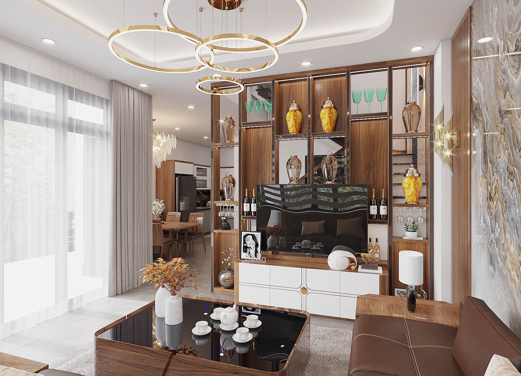 Nhà Phố Hiện Đại - Nhà Phố 4 (Óc Chó) 5