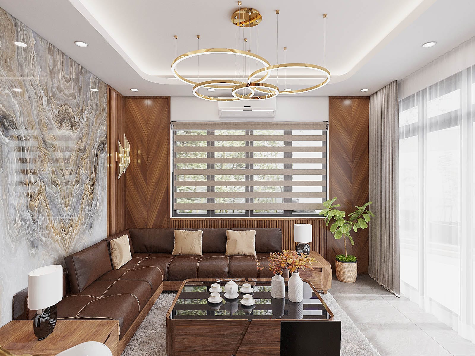 Nhà Phố Hiện Đại - Nhà Phố 4 (Óc Chó)