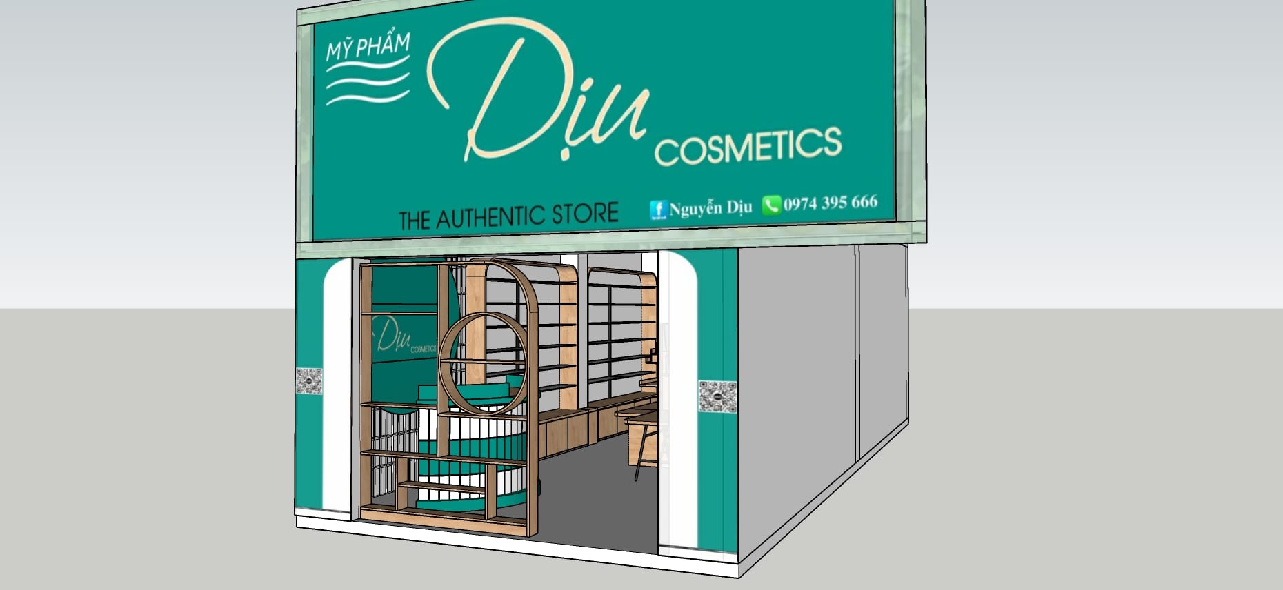 Shop + Cửa Hàng + Spa - Mỹ Phẩm - Shop 2 1